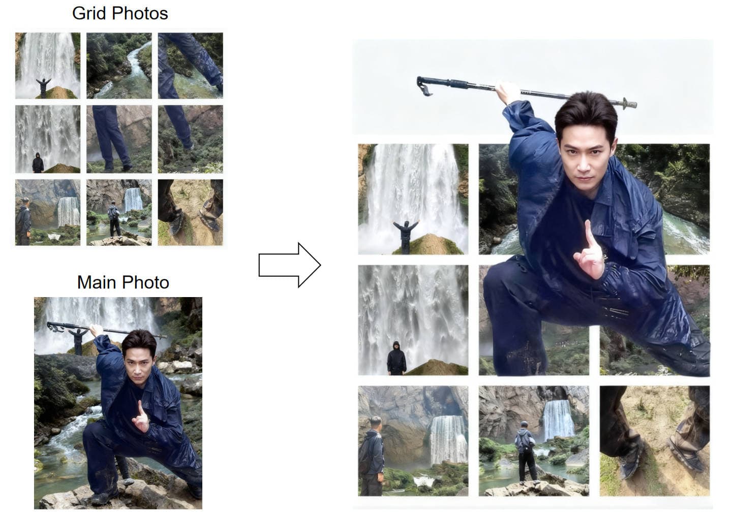 How to use AI Collage Generator - Step by step visual guide